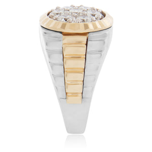 14K Gold Two-Tone 1.48ct Diamond Ring