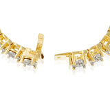 14k Yellow Gold 22.32ct Diamond Tennis Bracelet