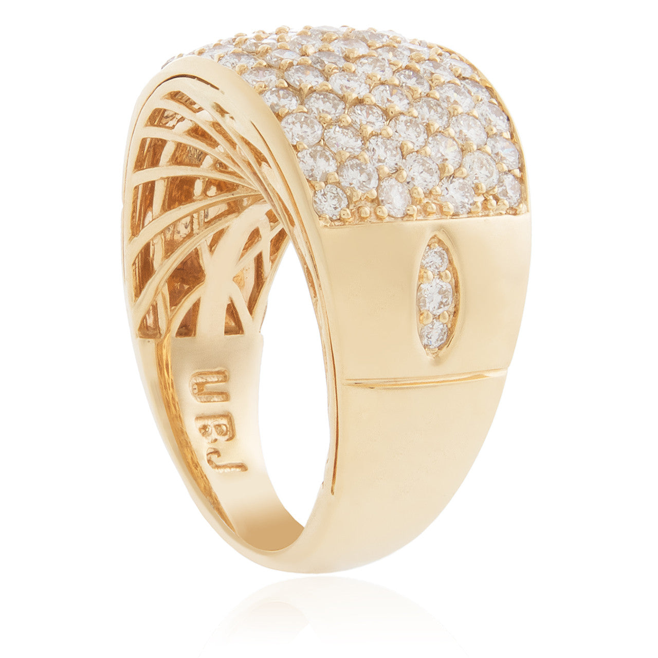 14K Yellow Gold 2.39ct Diamond Ring