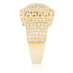 14K Yellow Gold 4.00ct Diamond Statement Ring