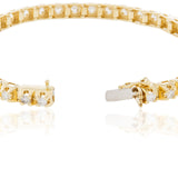 14k Yellow Gold 5.00ct Diamond Bracelet