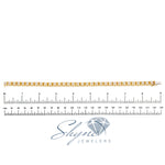 14k Yellow Gold 5.00ct Diamond Bracelet