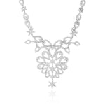 14k White Gold 10.34ct Diamond Necklace