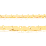14kt Tri-Gold Matching Necklace and Bracelet