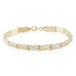 14kt Two-Tone Matching Necklace and Bracelet