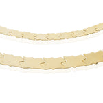14kt Two-Tone Matching Necklace and Bracelet
