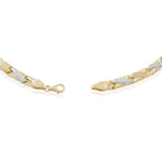 14kt Two-Tone Matching Necklace and Bracelet