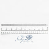 14k White Gold 9.5ct Diamond Bracelet