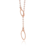 14K Gold Handcuff Adjustable Necklace