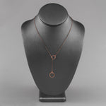 14K Gold Handcuff Adjustable Necklace