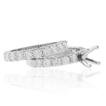 14K White Gold 2.00ct Engagement Ring Setting