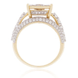 14K Yellow Gold 2.75ct Diamond Engagement Ring