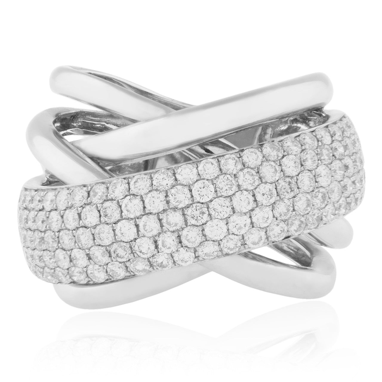 18K White Gold 2.20 ct Diamond Ring
