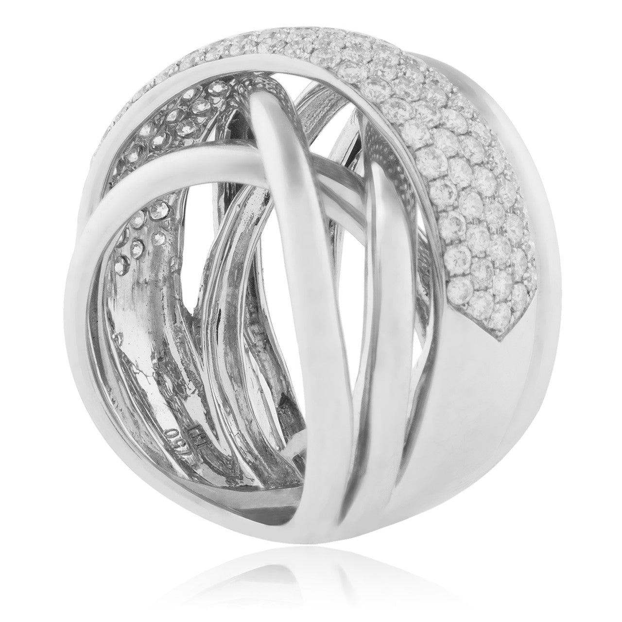 18K White Gold 2.20 ct Diamond Ring