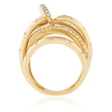 18K Yellow Gold .74ct Diamond Ring