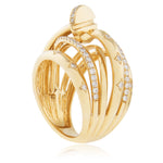 18K Yellow Gold .74ct Diamond Ring