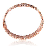 18k Rose Gold 22.45ct Diamond Cuff Bracelet
