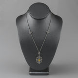18k White Gold 3.38ct Fancy Diamond Necklace