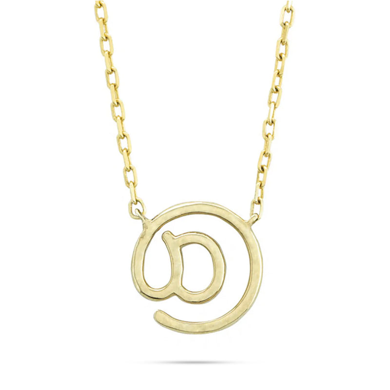 @ Symbol Necklace 14k Yellow Gold 0.35ct Diamond