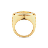 Yellow Gold 0.67ct Pure Coin Diamond Ring