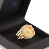 Yellow Gold 0.67ct Pure Coin Diamond Ring