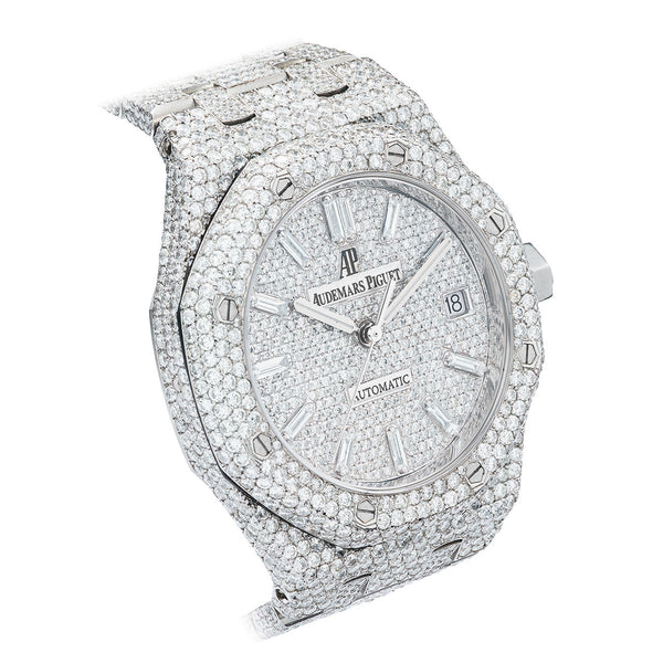 Full Diamond Audemars Piguet Royal Oak Women's Watch