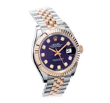 Rolex DateJust 31mm Two Tone Purple Dial