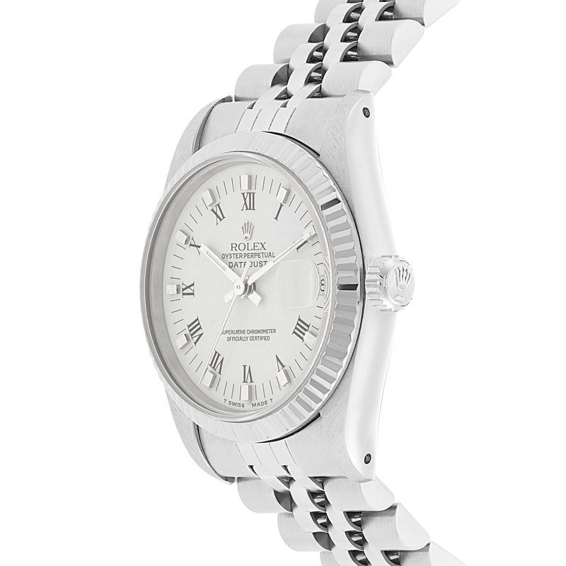 Rolex Datejust 36mm with White Dial & Roman Numeral Hour Markers