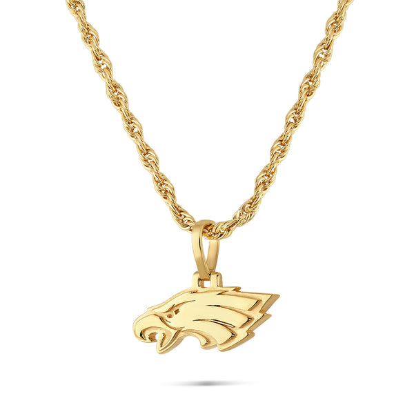 14k Gold Philadelphia Eagles Logo Pendant