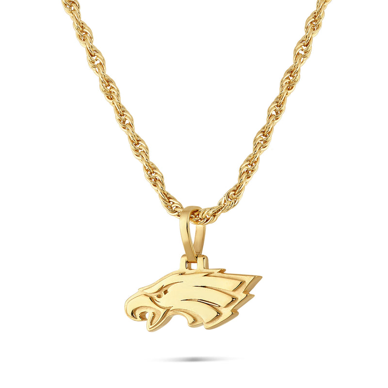 14k Gold Philadelphia Eagles Logo Pendant