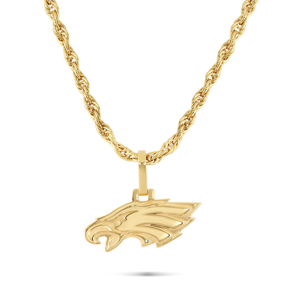 14k Gold Philadelphia Eagles Logo Pendant