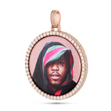 Large 3" 25.68 ctw Hollywood Diamond Picture Pendant