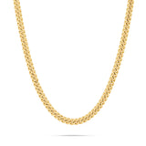 10K 9 mm Solid Gold Miami Cuban Chain with Diamond Lock