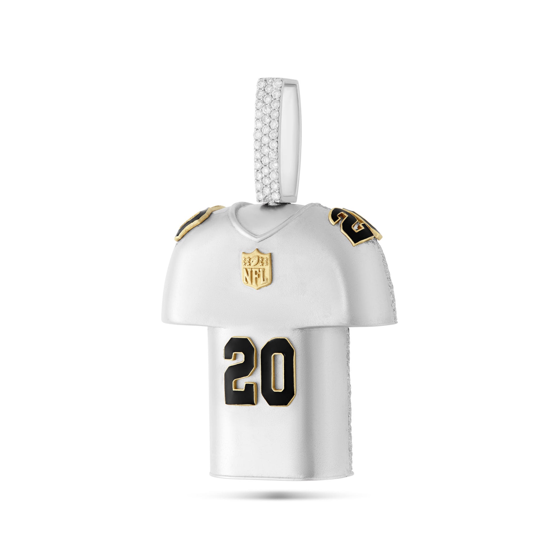 Custom Football Team Jersey with Number and Name Pendant