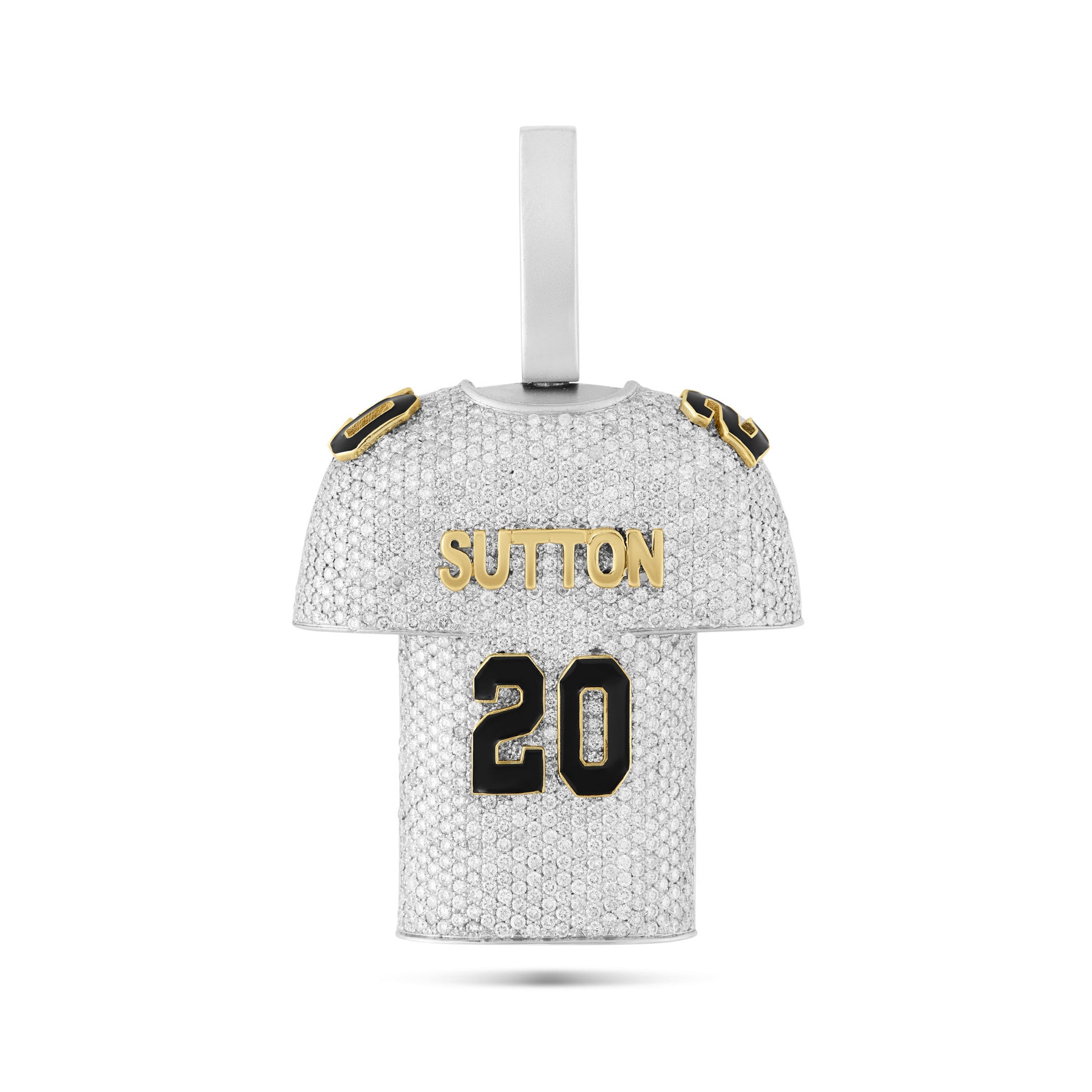 Custom Football Team Jersey with Number and Name Pendant