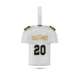 Custom Football Team Jersey with Number and Name Pendant