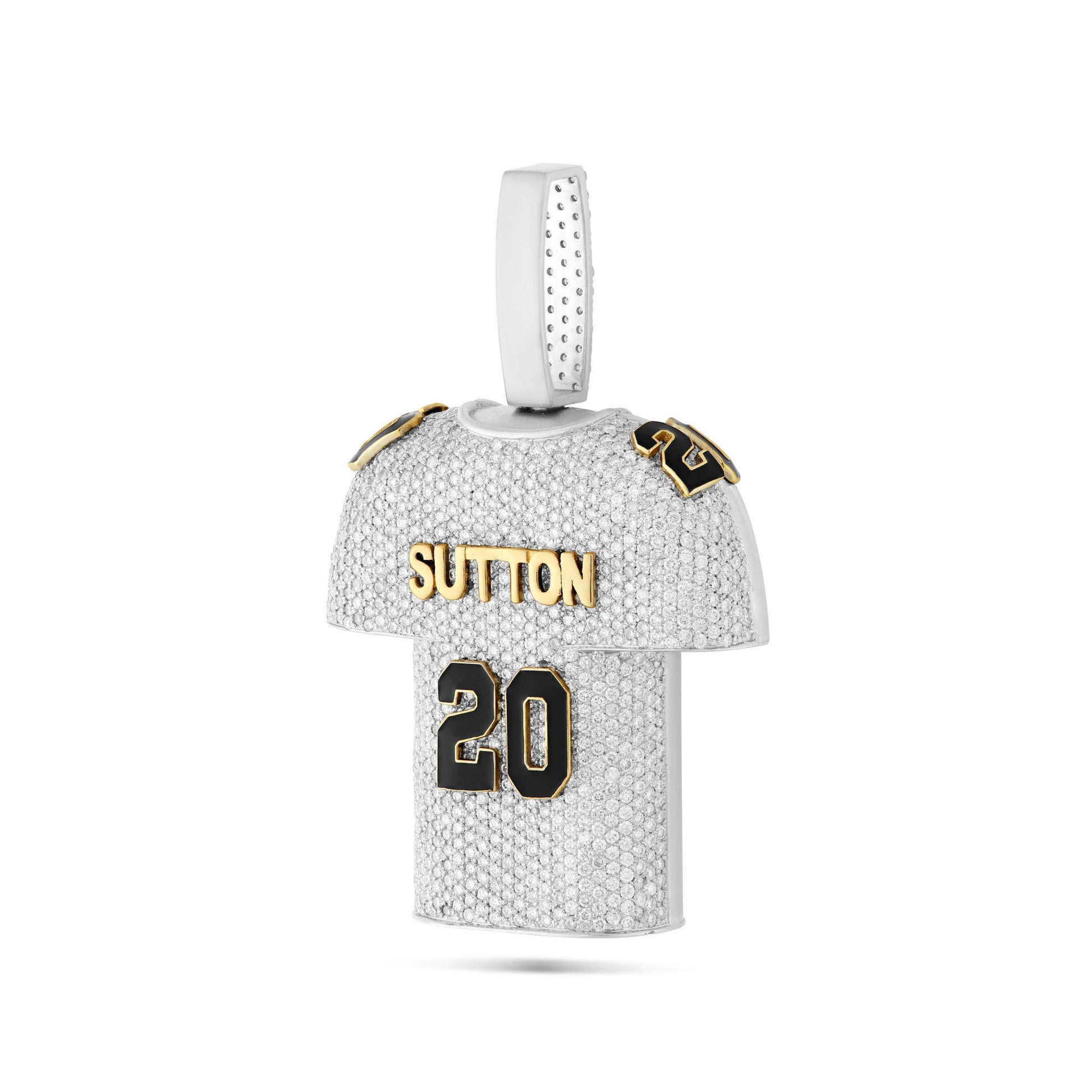 Custom Football Team Jersey with Number and Name Pendant