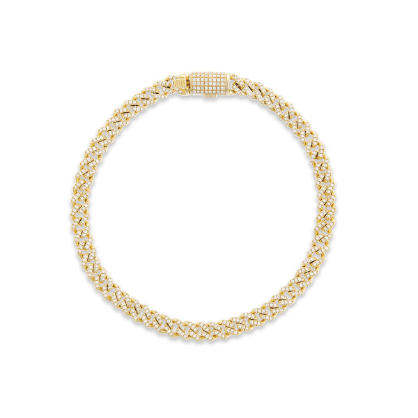 10k yellow gold flat curb style bracelet that measures 10.8m | Hudson  Valley Goldsmith | New Paltz, NY