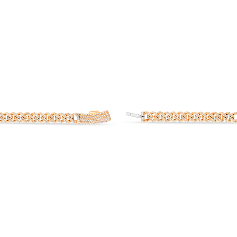 10K Gold Diamond Cuban Chain