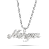 Customizable Diamond Name Pendant with bail