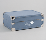 Blue Shyne Collection Jewelry Travel Case