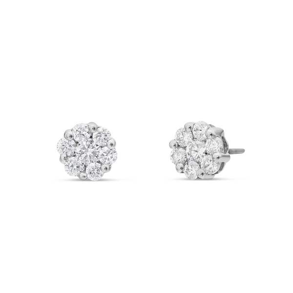 14k White Gold .20ct Diamond Stud Earrings