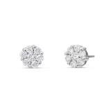 14k White Gold .25ct Diamond Stud Earrings