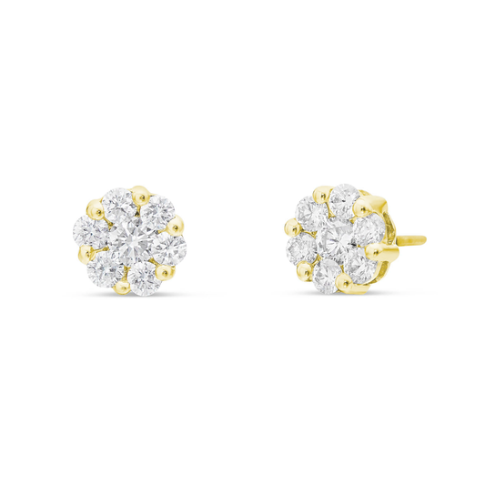 14k White Gold .35ct Diamond Stud Earrings
