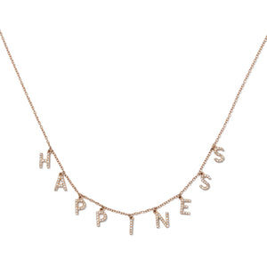 18K Rose Gold Dangling 