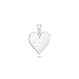 14K Gold Small Heart Picture Pendant