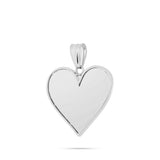 14K Gold Small Heart Picture Pendant