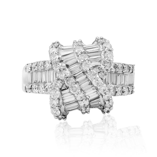 18K White Gold 1.91ct Diamond Ring