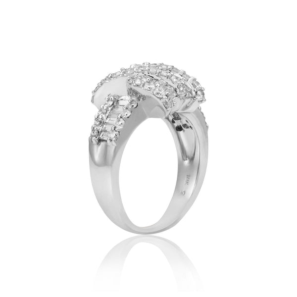 18K White Gold 1.91ct Diamond Ring