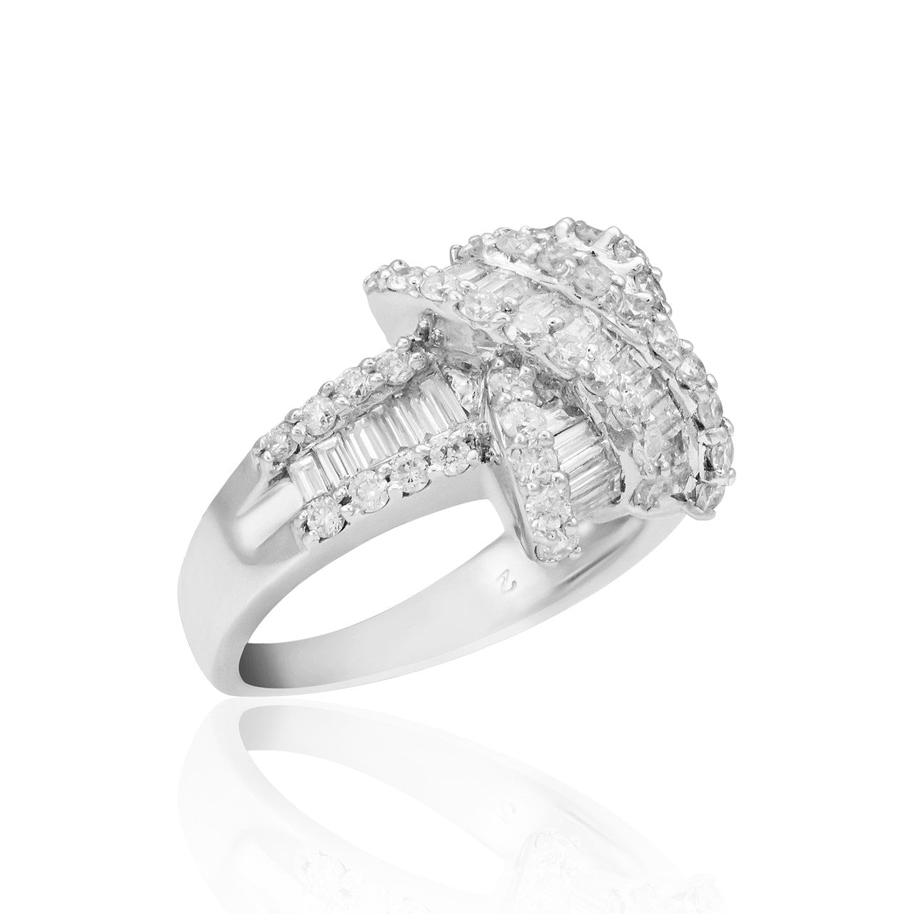 18K White Gold 1.91ct Diamond Ring